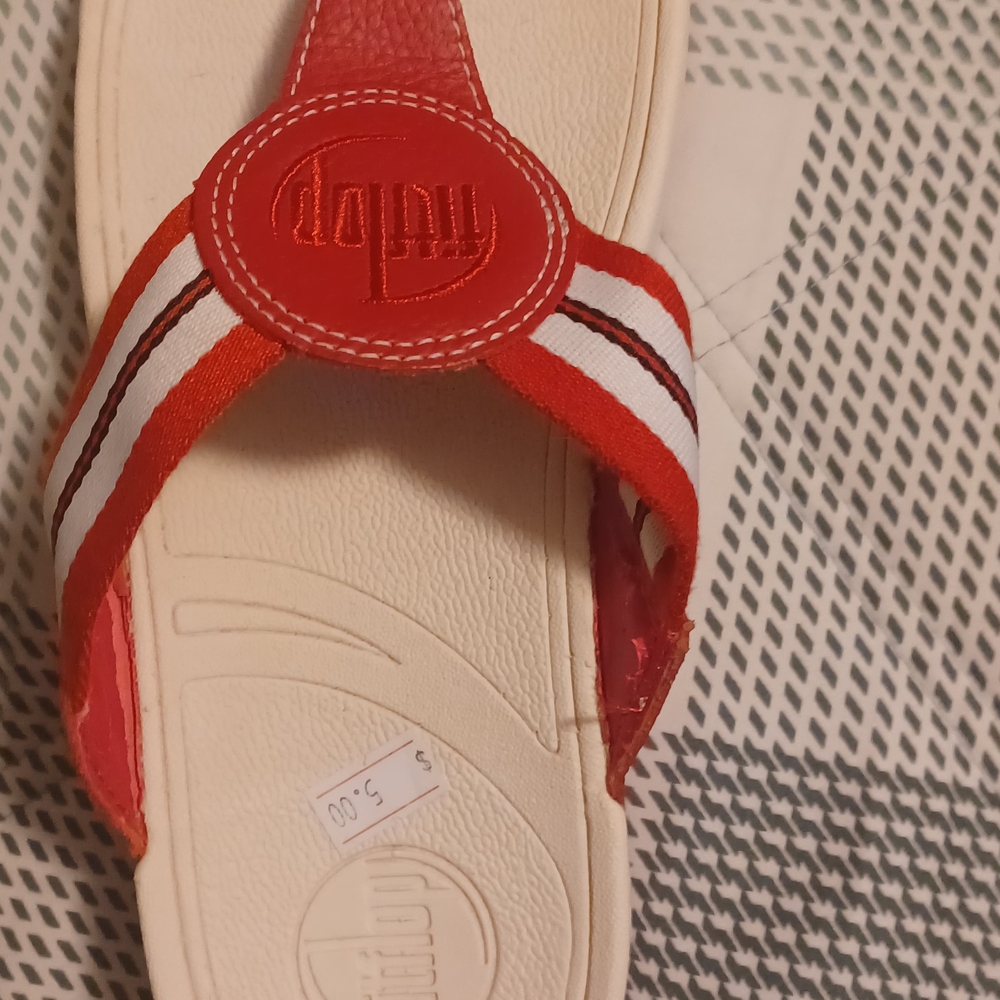 Dollcake Kids Red and White Sandals